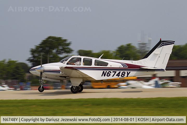 N6748Y, 1980 Beech 95-B55 (T42A) Baron C/N TC-2317, Beech 95-B55 (T42A) Baron   C/N TC-2317, N6748Y