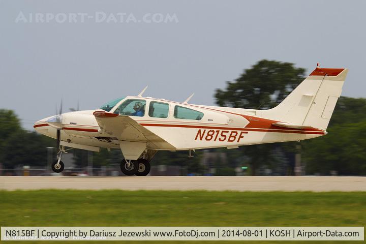 N815BF, 1974 Beech 95-B55 Baron Baron C/N TC-1659, Beech 95-B55 (T42A) Baron  C/N TC-1659, N815BF