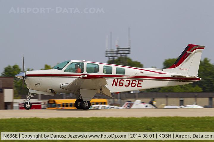 N636E, 1978 Beech A36 Bonanza 36 C/N E-1262, Beech A36 Bonanza 36  C/N E-1262, N636E