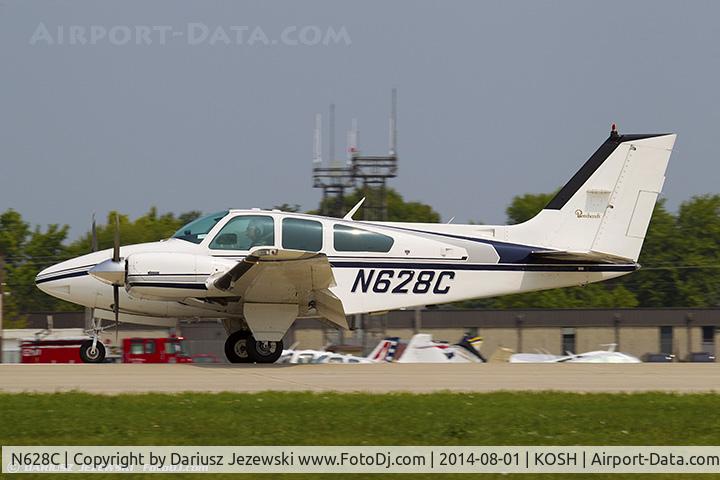 N628C, 1977 Beech 95-B55 (T42A) Baron C/N TC-2052, Beech 95-B55 (T42A) Baron  C/N TC-2052, N628C