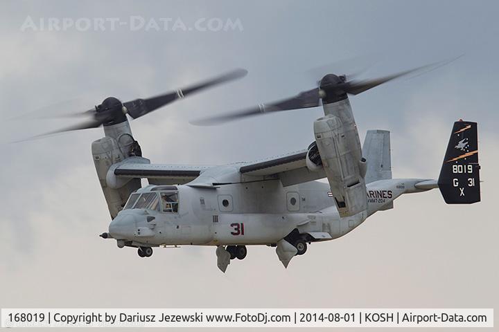 168019, 2011 Bell-Boeing MV-22B Osprey C/N D0149, MV-22B Osprey 168019 GX-31 from VMMT-204 