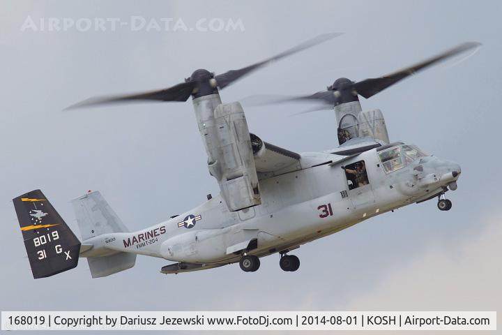 168019, 2011 Bell-Boeing MV-22B Osprey C/N D0149, MV-22B Osprey 168019 GX-31 from VMMT-204 