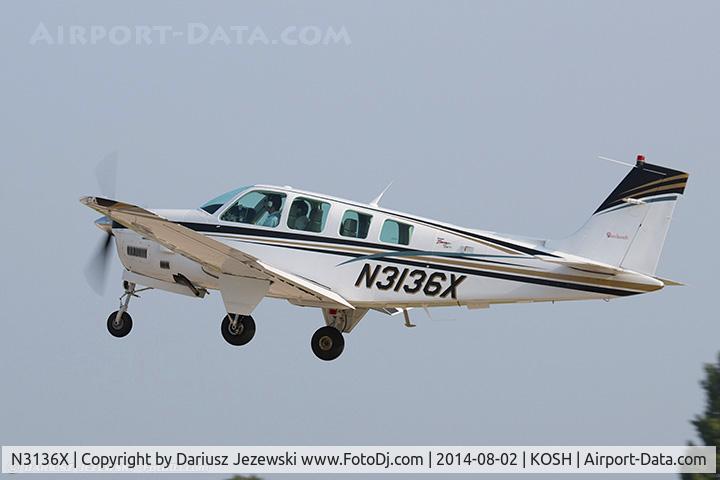 N3136X, 1998 Raytheon Aircraft Company B36TC Bonanza C/N EA-620, Raytheon Aircraft Company B36TC Bonanza  C/N EA-620, N3136X