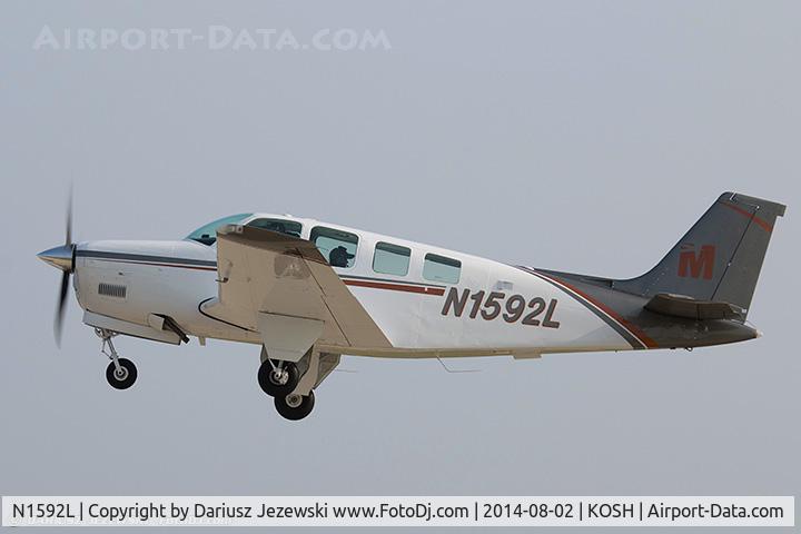 N1592L, 1976 Beech A36 Bonanza 36 C/N E-832, Beech A36 Bonanza 36  C/N E-832, N1592L