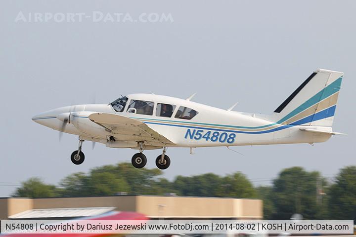 N54808, 1975 Piper PA-23-250 Aztec C/N 277554106, Piper PA-23-250 Aztec  C/N 277554106, N54808