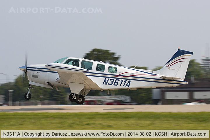 N3611A, 1979 Beech A36 Bonanza 36 C/N E-1472, Beech A36 Bonanza 36  C/N E-1472, N3611A