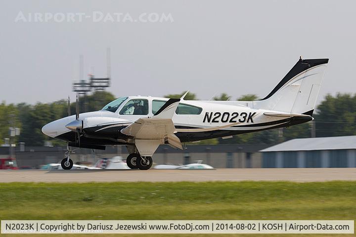 N2023K, 1978 Beech 95-B55 (T42A) Baron C/N TC-2169, Beech 95-B55 (T42A) Baron  C/N TC-2169, N2023K