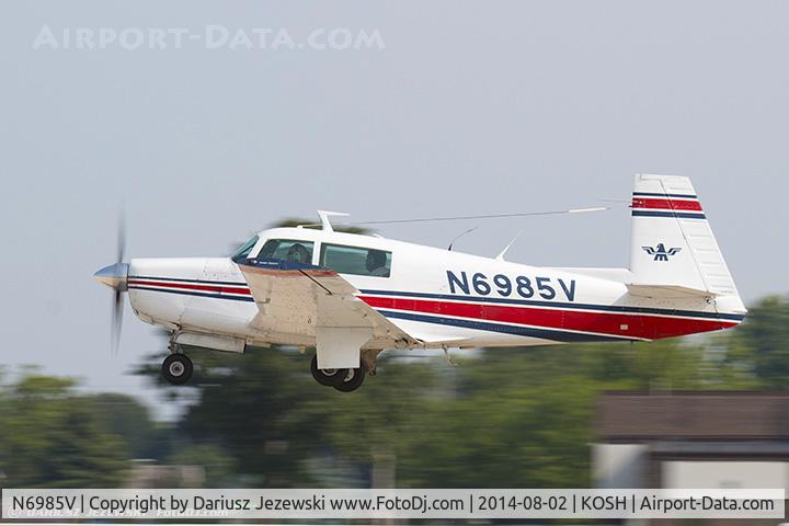 N6985V, 1976 Mooney M20F Executive C/N 22-1347, Mooney M20F Executive  C/N 22-1347, N6985V