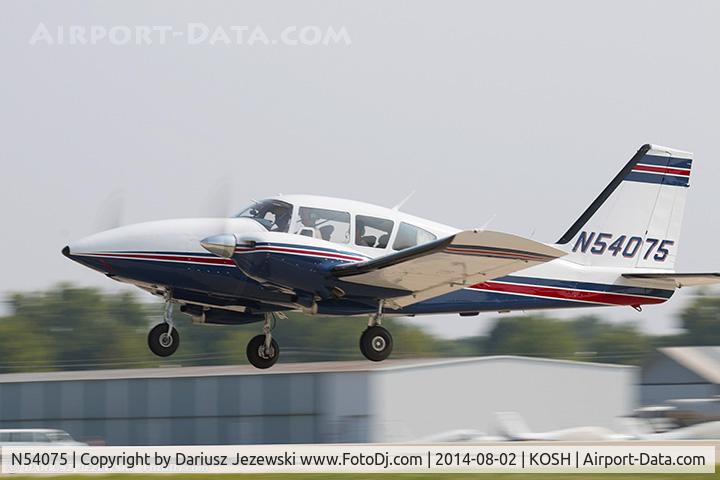 N54075, 1974 Piper PA-23-250 Aztec C/N 27-7405385, Piper PA-23-250 Aztec  C/N 27-7405385, N54075