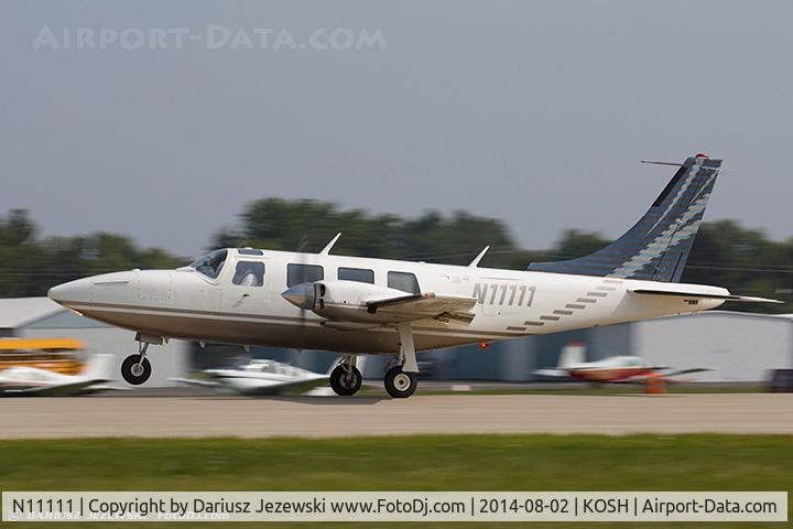 N11111, 1983 Piper PA-60-602P Aerostar C/N 60-8365021, Piper PA-60-602P  Sequoia  C/N 60-8365021, N11111
