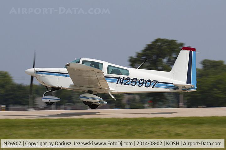 N26907, 1979 Gulfstream American Corp AA-5A C/N AA5A0804, Gulfstream American Corp AA-5A Cheetah  C/N AA5A0804, N26907