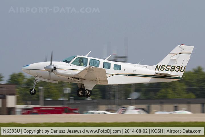N6593U, 1983 Beech 58 Baron C/N TH-1371, Beech 58 Baron  C/N TH-1371, N6593U