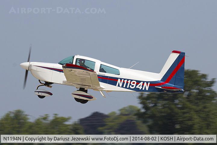 N1194N, 1991 American General AG-5B Tiger C/N 10081, American General Acft Corp AG5B  C/N 10081, N1194N