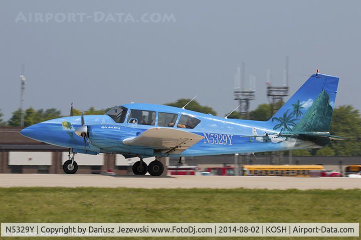 N5329Y, 1963 Piper PA-23-250 Aztec C/N 27-2406, Piper PA-23-250 Aztec  C/N 27-2406, N5329Y