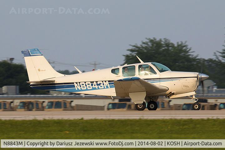 N8843M, 1964 Beech 35-B33 Debonair C/N CD-739, Beech 35-B33 Debonair  C/N CD-739, N8843M