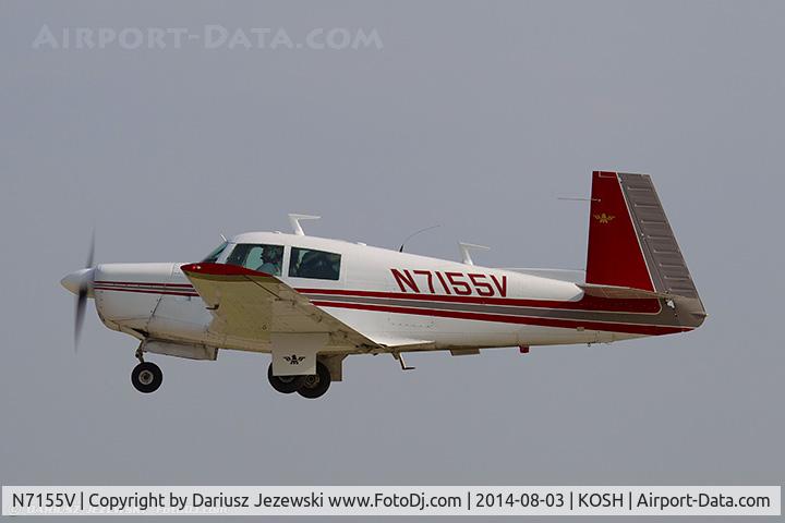 N7155V, 1974 Mooney M20E C/N 21-0050, Mooney M20E Chapparal  C/N 21-0050, N7155V