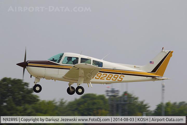 N9289S, 1975 Beech C23 Sundowner 180 Sundowner 180 C/N M-1651, Beech C23 Sundowner 180  C/N M-1651, N9289S