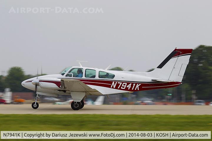 N7941K, 1964 Beech 95-B55 Baron Baron C/N TC-646, Beech 95-B55 (T42A) Baron  C/N TC-646, N7941K