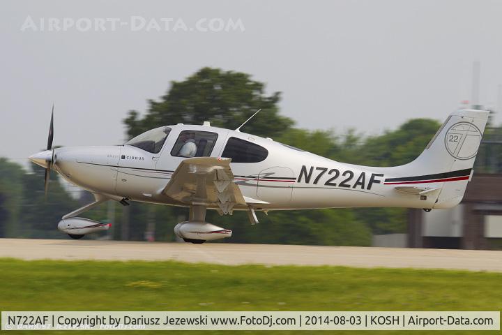 N722AF, Cirrus SR22T C/N 0024, Cirrus SR22T  C/N 0024, N722AF