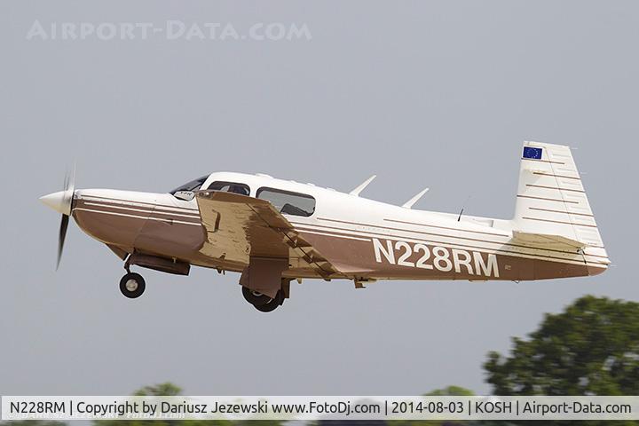 N228RM, 1990 Mooney M20K C/N 25-1230, Mooney M20K 252 TSE  C/N 25-1230, N228RM