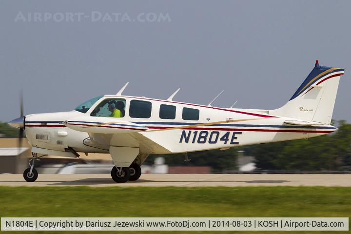 N1804E, 1981 Beech A36TC Bonanza 36 C/N EA-231, Beech A36TC Bonanza 36  C/N EA-231, N1804E