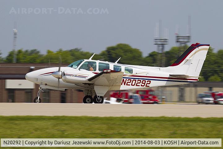 N20292, 1978 Beech 58 Baron C/N TH-966, Beech 58 Baron  C/N TH-966, N20292