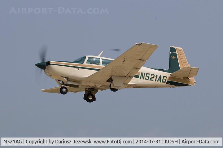 N521AG, 1979 Mooney M20K C/N 25-0139, Mooney M20K 231  C/N 25-0139, N521AG