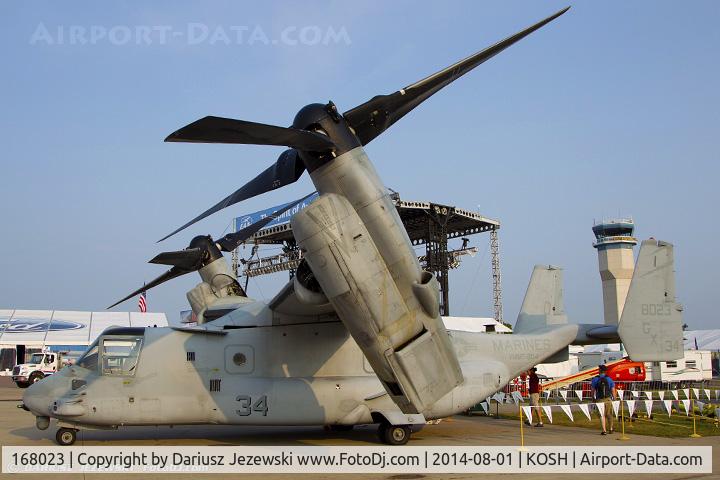 168023, Bell-Boeing MV-22B Osprey C/N D0153, MV-22B Osprey 168023 GX-34 from VMMT-204 