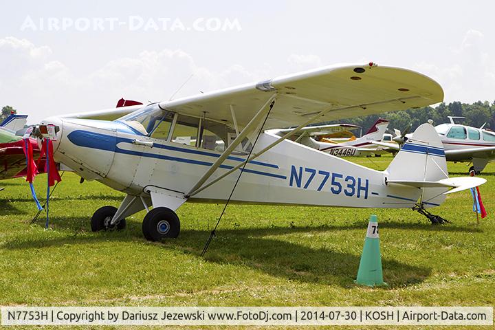 N7753H, 1946 Piper PA-12 Super Cruiser C/N 12-651, Piper PA-12 Super Cruiser  C/N 12-651, N7753H