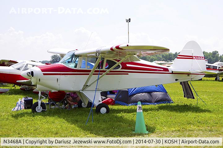 N3468A, 1953 Piper PA-22-135 Tri-Pacer C/N 22-1755, Piper PA-22-135 Tri-Pacer  C/N 22-1755, N3468A