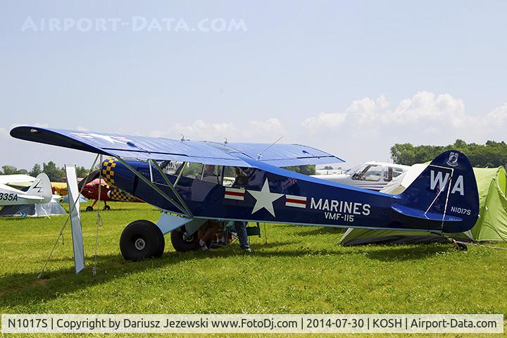 N1017S, Piper PA-18A-150 Super Cub C/N 18-7038, Piper PA-18A 150 Super Cub  C/N 18-7038, N1017S