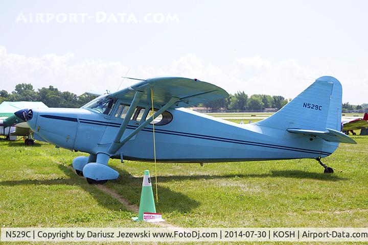 N529C, 1947 Stinson 108-3 Voyager C/N 108-3529, Stinson 108-3 Voyager  C/N 108-3529, N529C