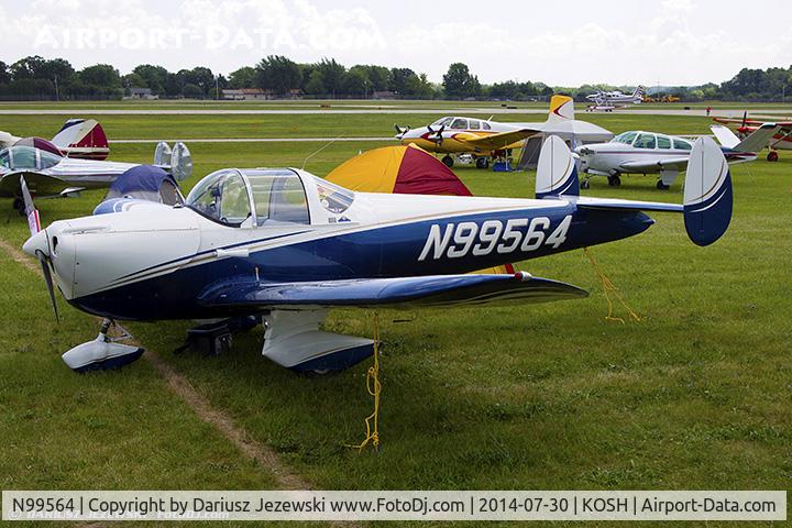 N99564, 1946 Erco 415C Ercoupe C/N 2187, Ercoupe 415-C  C/N 2187, N99564