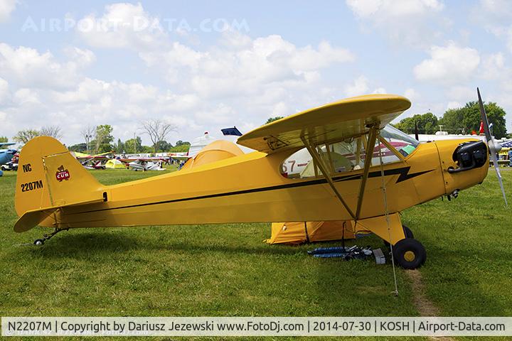 N2207M, 1946 Piper J3C-65 Cub Cub C/N 20995, Piper J3C-65 Cub  C/N 20995, NC2207M