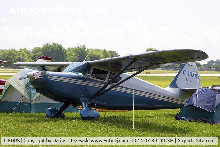 C-FDRS, 1946 Stinson 108 Voyager C/N 108-187, Stinson 108 Voyager  C/N 108-187, C-FDRS