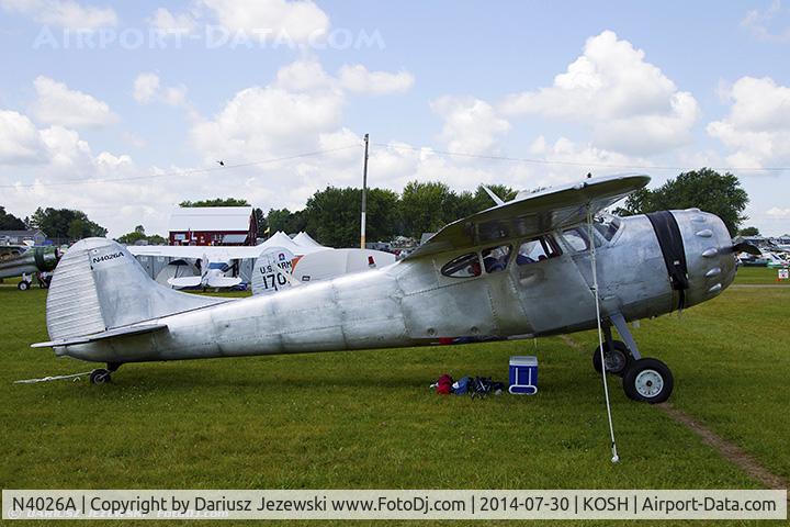 N4026A, 1952 Cessna 195A C/N 7830, Cessna 195A Businessliner  C/N 7830, N4026A