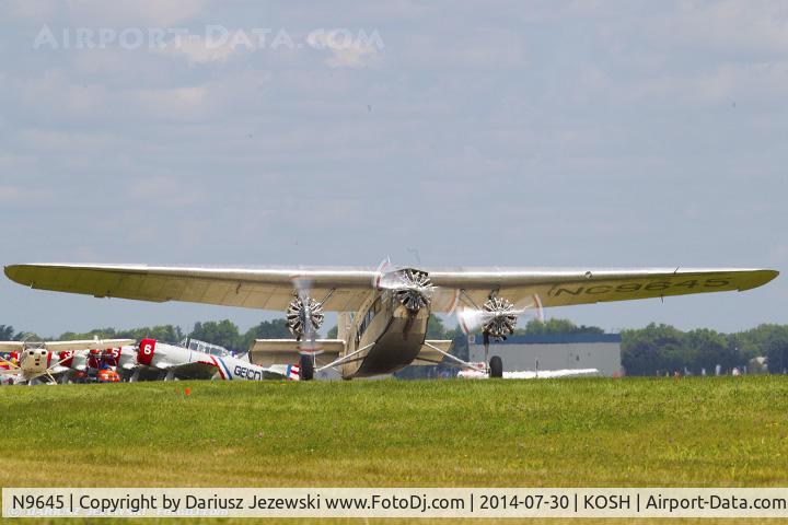 N9645, 1928 Ford 5-AT-B Tri-Motor C/N 8, Ford 5-AT-B Trimotor  C/N 8, NC9645