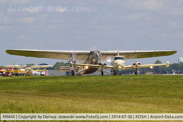 N9645, 1928 Ford 5-AT-B Tri-Motor C/N 8, Ford 5-AT-B Trimotor  C/N 8, NC9645