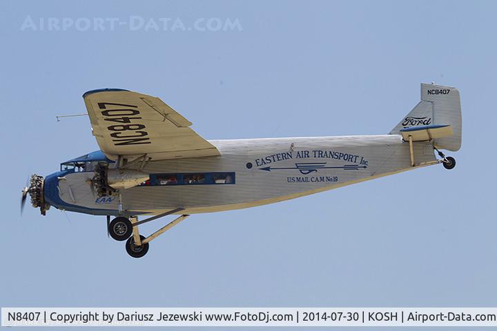 N8407, 1929 Ford 4-AT-E Tri-Motor C/N 69, Ford 4-AT-E Trimotor  C/N 69, NC8407