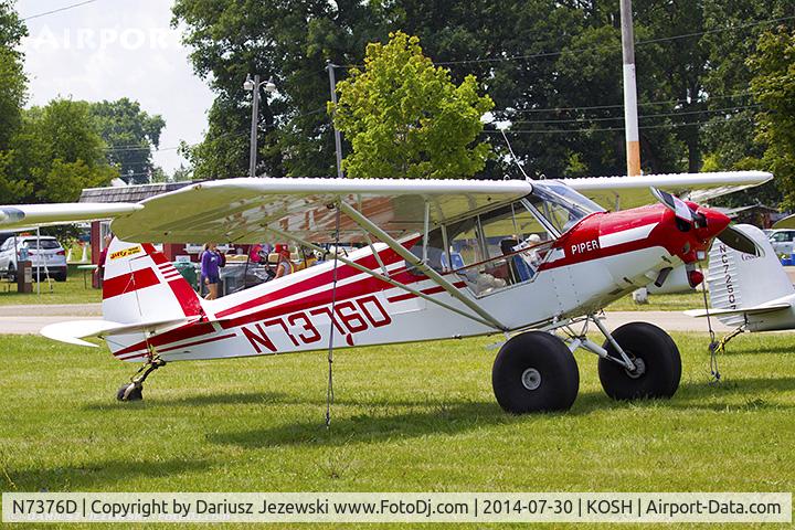 N7376D, 1957 Piper PA-18 C/N 18-5741, Piper PA-18 Super Cub  C/N 18-5741, N7376D