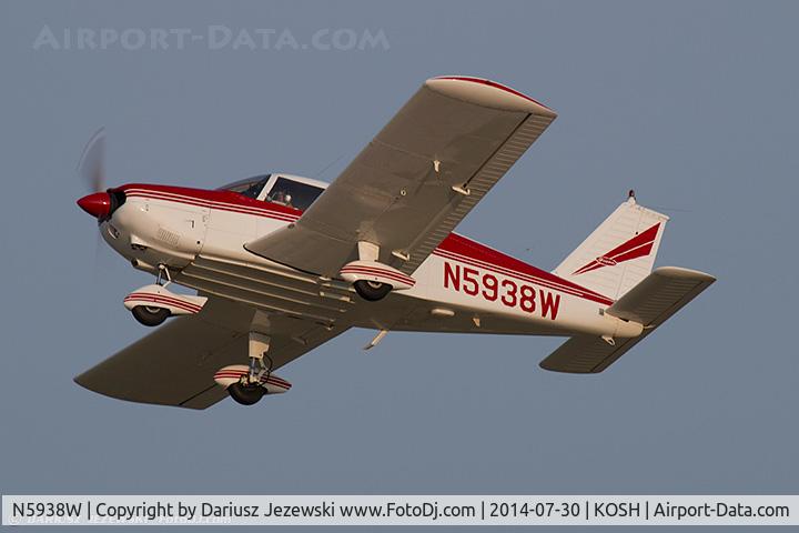 N5938W, 1966 Piper PA-28-160 Cherokee C/N 28-3452, Piper PA-28-160 Cherokee  C/N 28-3452, N5938W