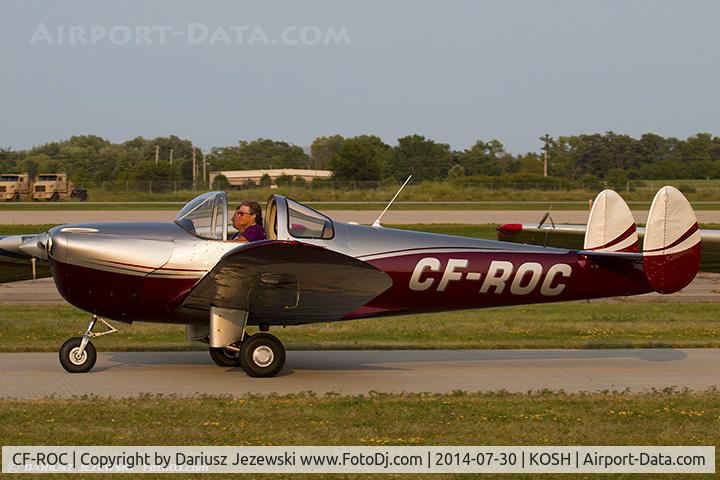 CF-ROC, 1945 Erco 415D Ercoupe C/N 136, Ercoupe 415-D  C/N 136, CF-ROC