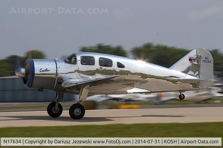 N17634, 1939 Spartan 7W Executive C/N 17, Spartan 7W  C/N 17, NC17634