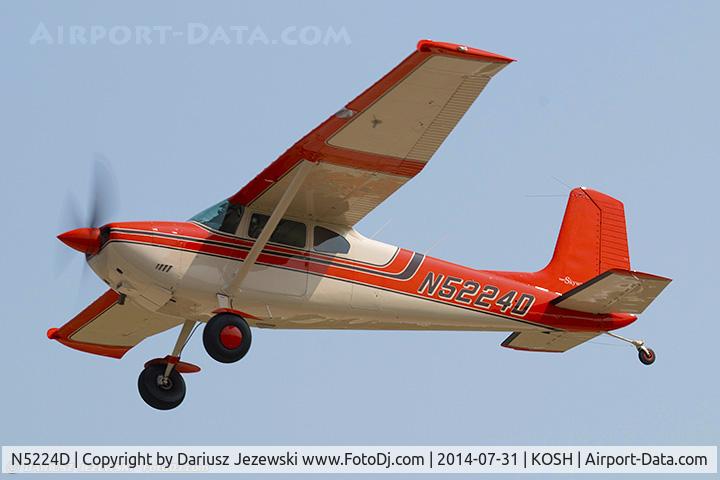 N5224D, 1957 Cessna 180A C/N 50122, Cessna 180A Skywagon  C/N 50122, N5224D