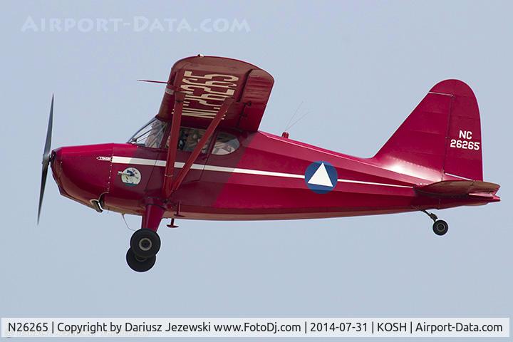 N26265, 1940 Stinson 10 C/N 7552, Stinson 10  C/N 7552, N26265