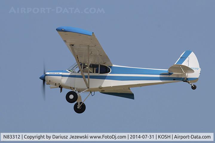 N83312, 1976 Piper PA-18-150 Super Cub C/N 18-7609074, Piper PA-18-150 Super Cub  C/N 18-7609074, N83312