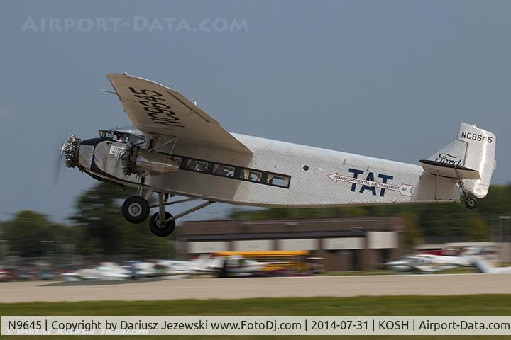 N9645, 1928 Ford 5-AT-B Tri-Motor C/N 8, Ford 5-AT-B Tri-Motor  C/N 8, NC9645