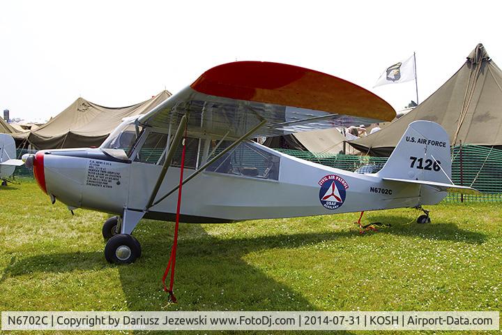 N6702C, Aeronca 7BCM C/N 7BCM488, Aeronca 7BCM Champion  C/N 7BCM488, N6702C