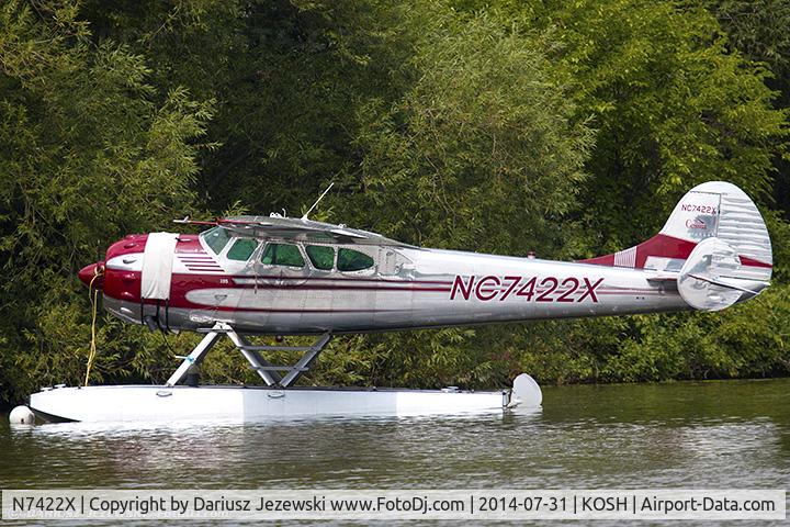 N7422X, 1960 Cessna 172B C/N 17247922, Cessna 195 Businessliner  C/N 7422, NC7422X