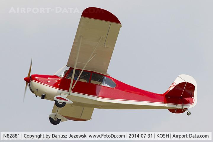 N82881, 1946 Champion 7AC C/N 7AC-1531, Champion 7AC Champ  C/N 7AC-1531, NC82881